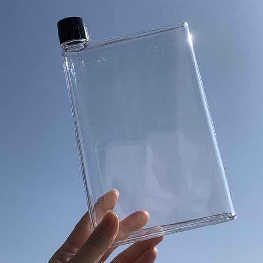 transparante gourde d'eau plate<br>"transparante"