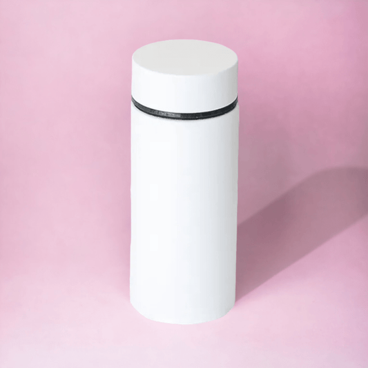 blanc / 200 ml gourde isotherme blanche<br>"mini thermos"