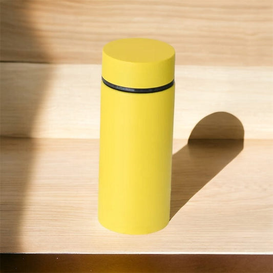 200ml / Jaune Gourde isotherme thé<br>"mini thermos"