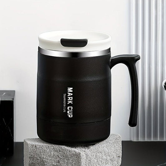 Black / 500ml mug isotherme ecologique<br>"mark cup"